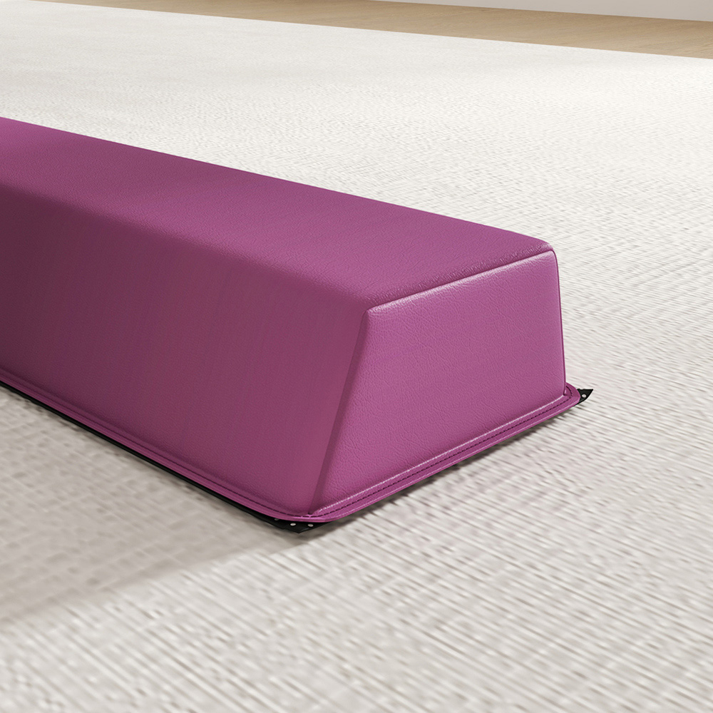 SPORTNOW Purple Foldable Gymnastics Balance Beam with Anti-Slip Base 235cm Image 3