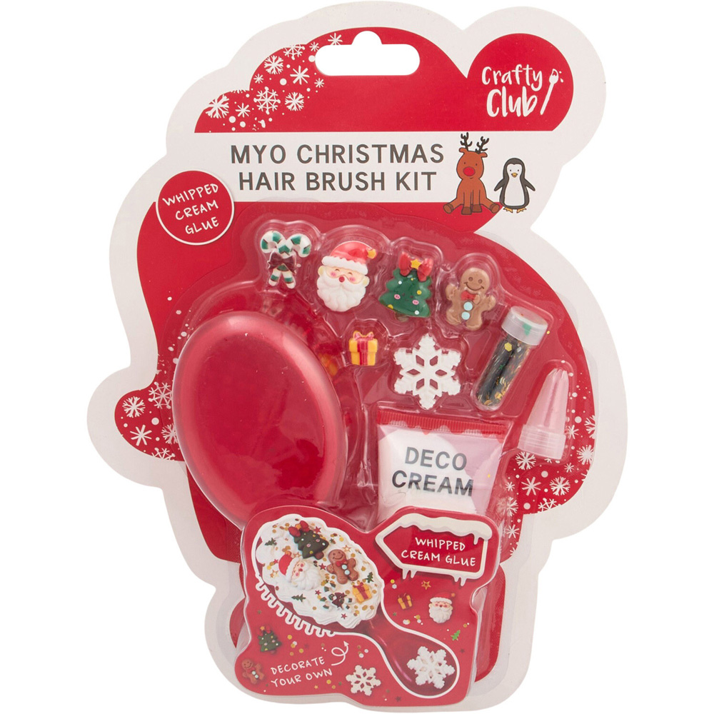 Make Your Own Christmas Hair Brush Kit Image 1