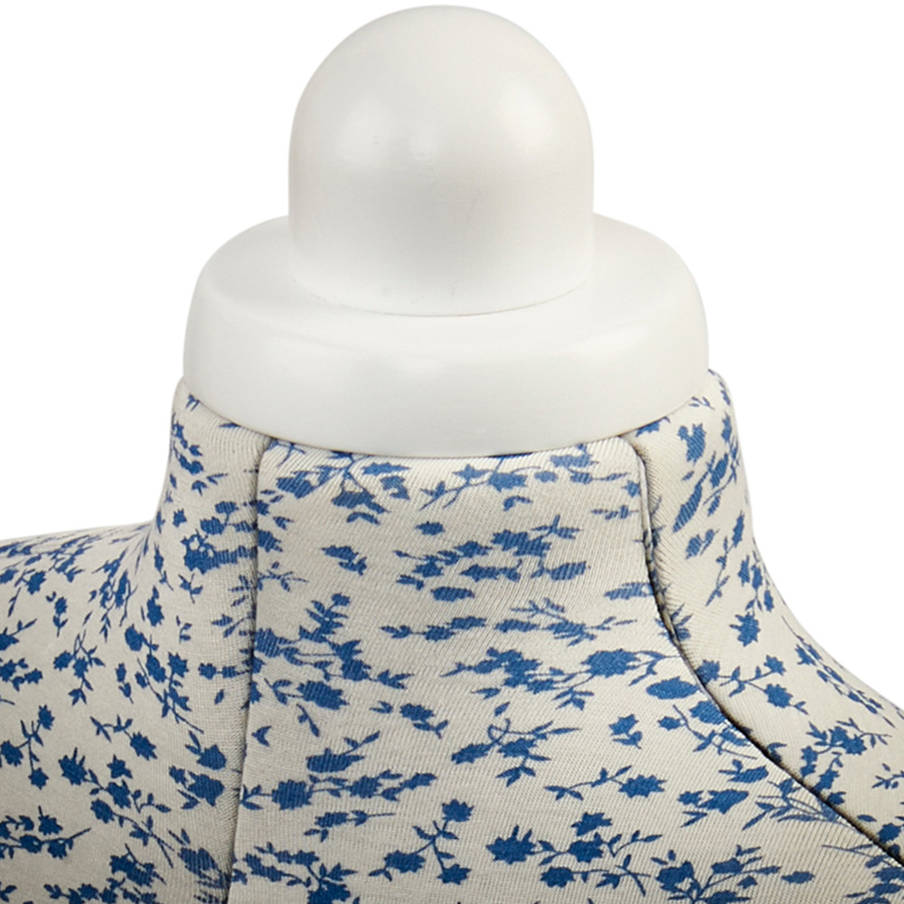 Sewing Online 5915A Ditsy Blue Adjustable 8-Part Dressmakers Dummy with Hem Marker Small Image 4