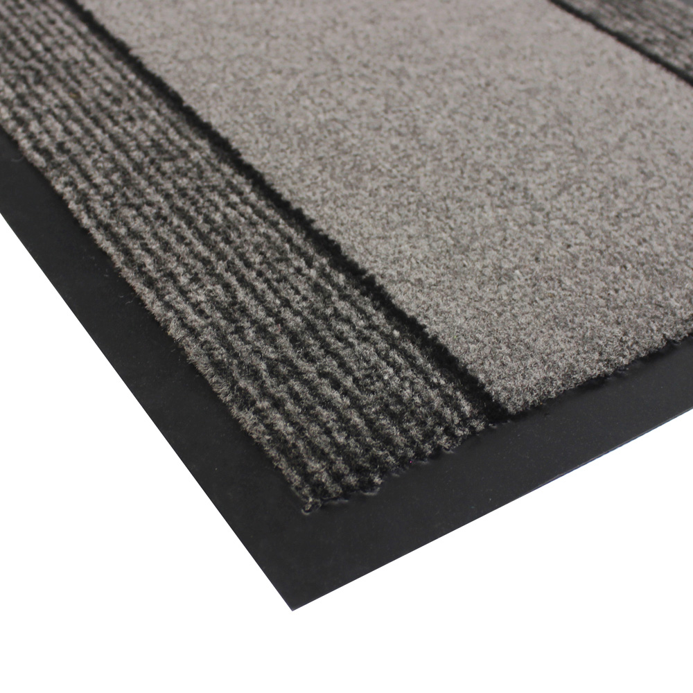 JVL Miracle Grey Barrier Door Mat 40 x 60cm Image 3