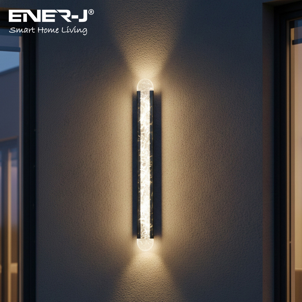 ENER-J AuroraGlow 16W CCT Adjustable and Dimming Designer Acrylic LED Wall Light 60 x 9cm Image 6