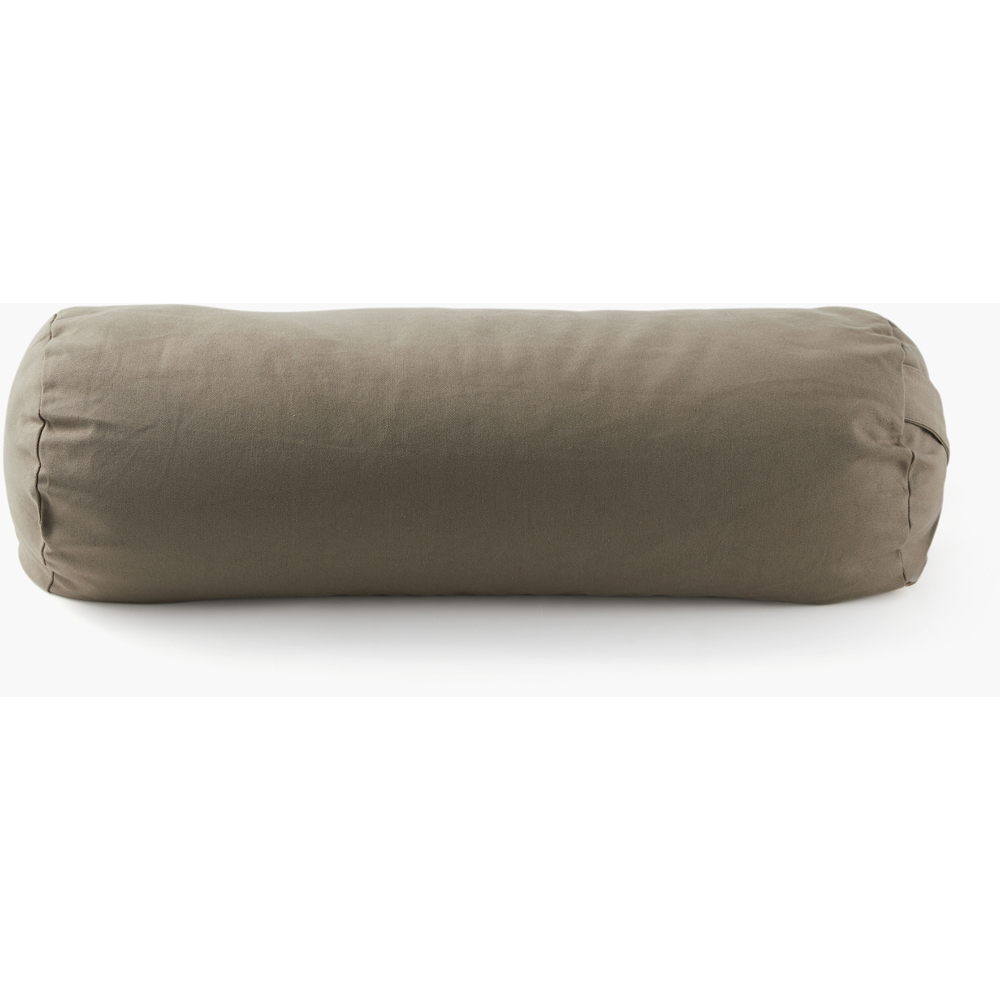 Myga Wood Buckwheat Yoga Support Bolster Pillow Image 2