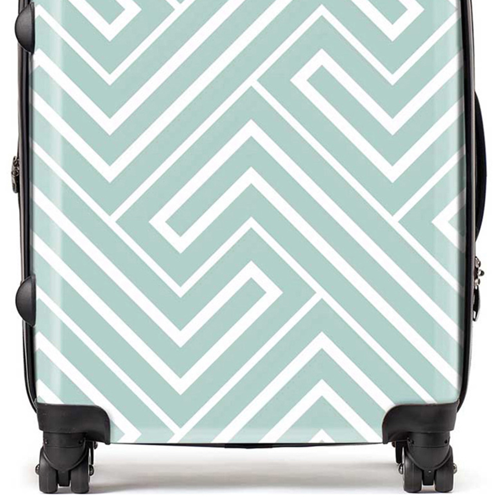 Warren Reed Designer Large Geometric Modern Ornament Suitcase Image 2