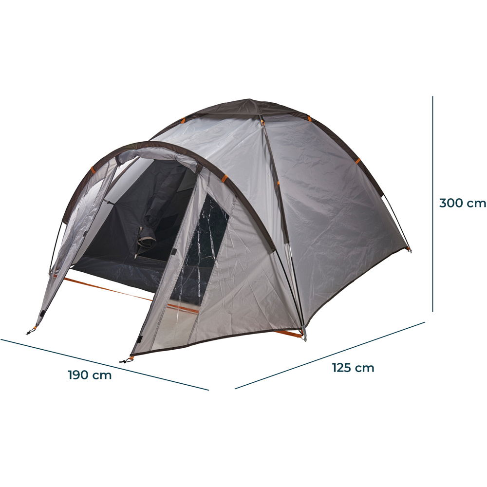 Jack Stonehouse 2-3 Person Camping Dome Tent with Carry Bag Image 6