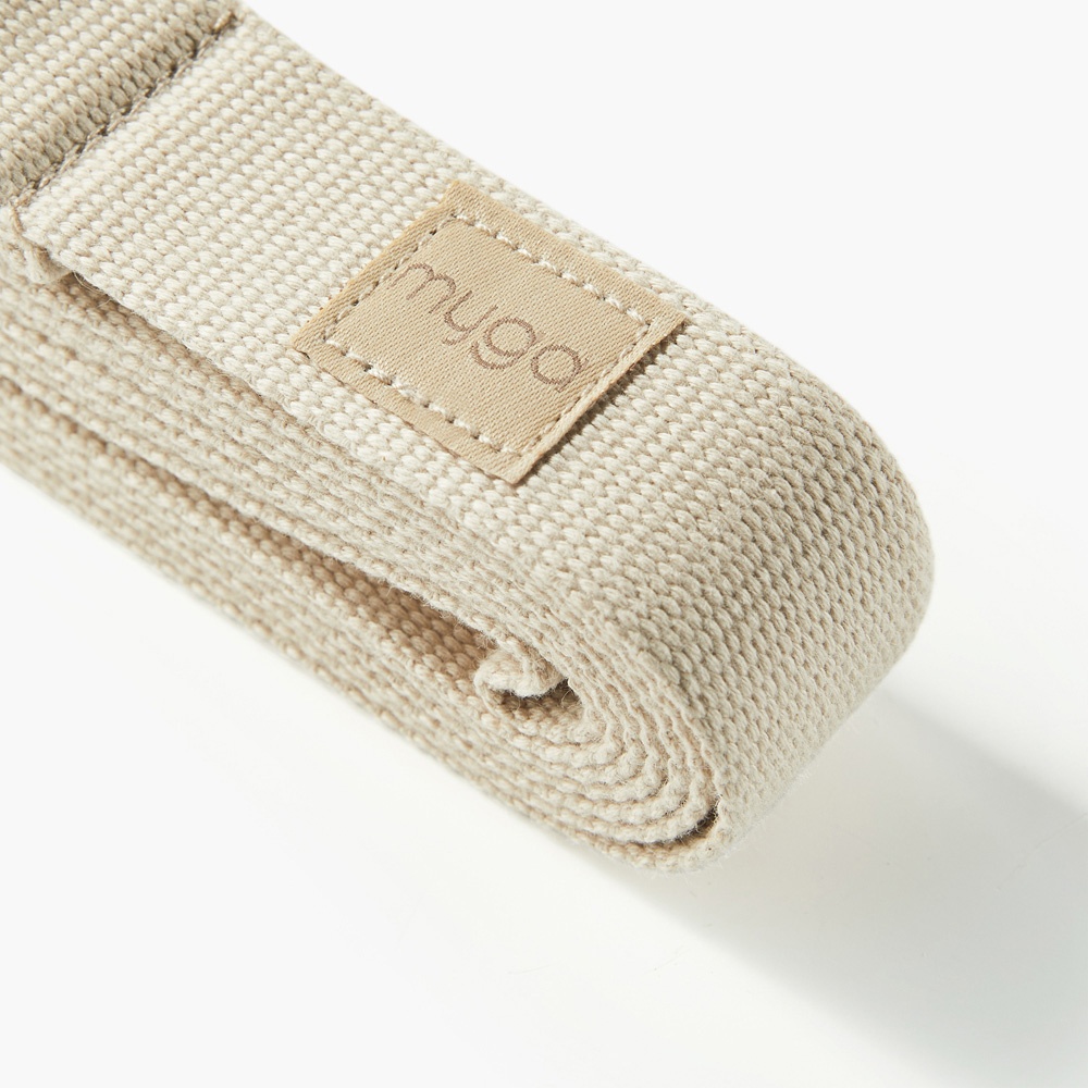 Myga Sand Adjustable Yoga Belt Sling with Metal D Rings Image 4