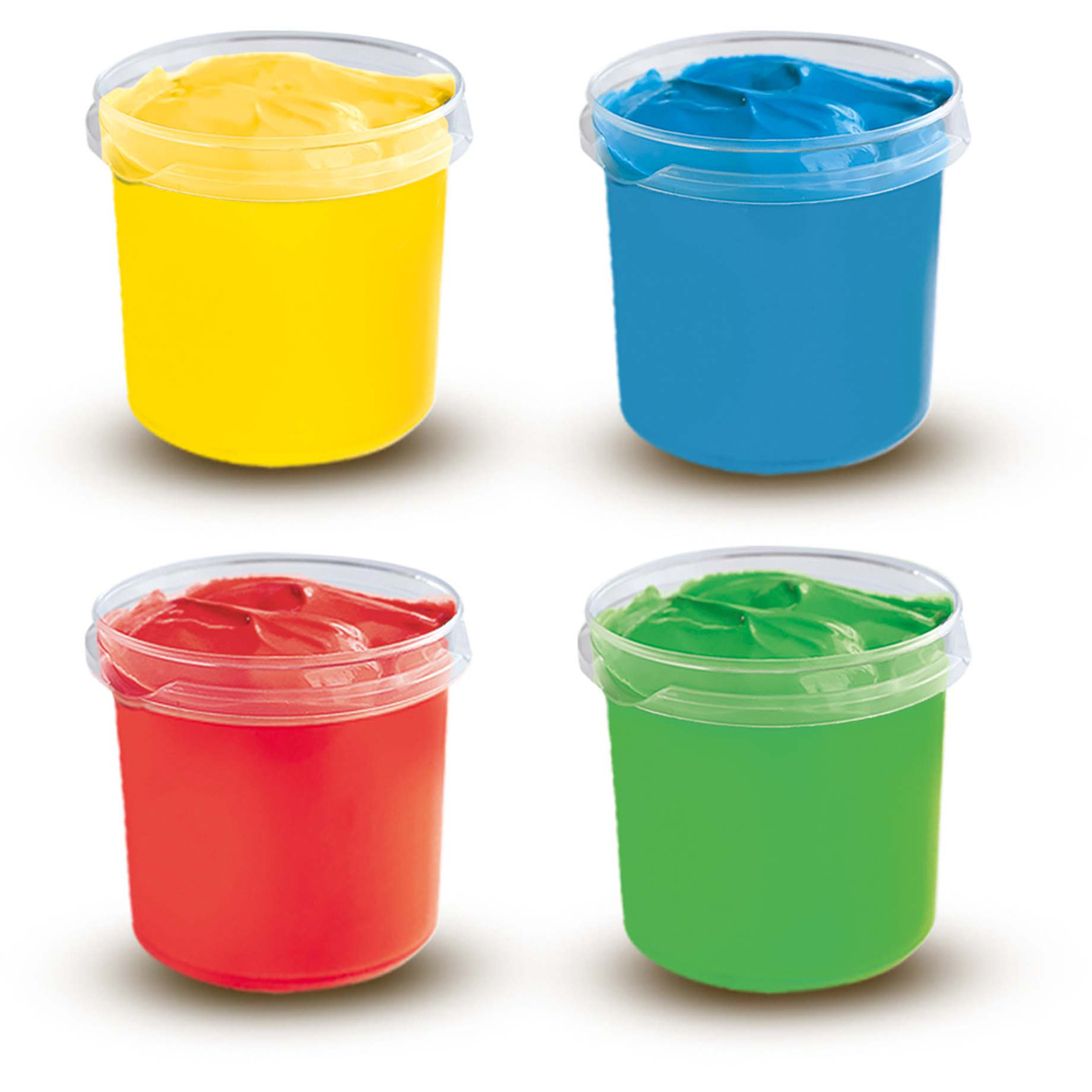 SES Creative Assorted Colour Finger Paint 145ml 4 Pack Image 2