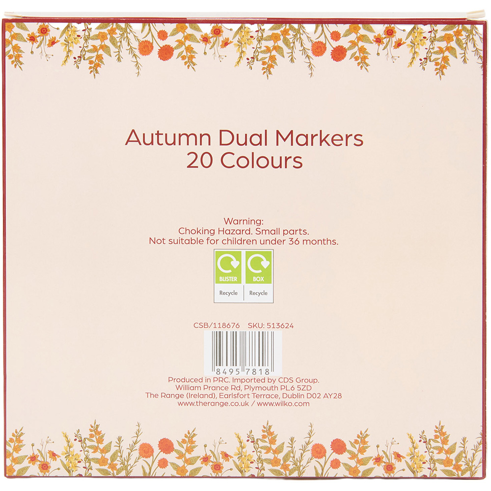 Pack of 10 Autumn Dual-Tip Markers Image 4