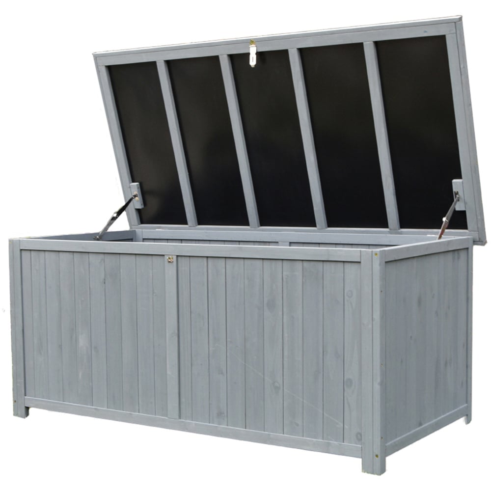 Jack Stonehouse Medium Grey Garden Storage Cabinet 468L Image 2