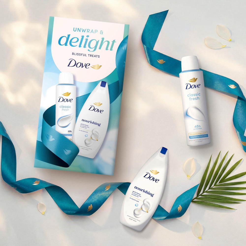 Dove Unwrap and Delight Blissful Treats Duo Gift Set 2 Piece 2 Pack Image 4
