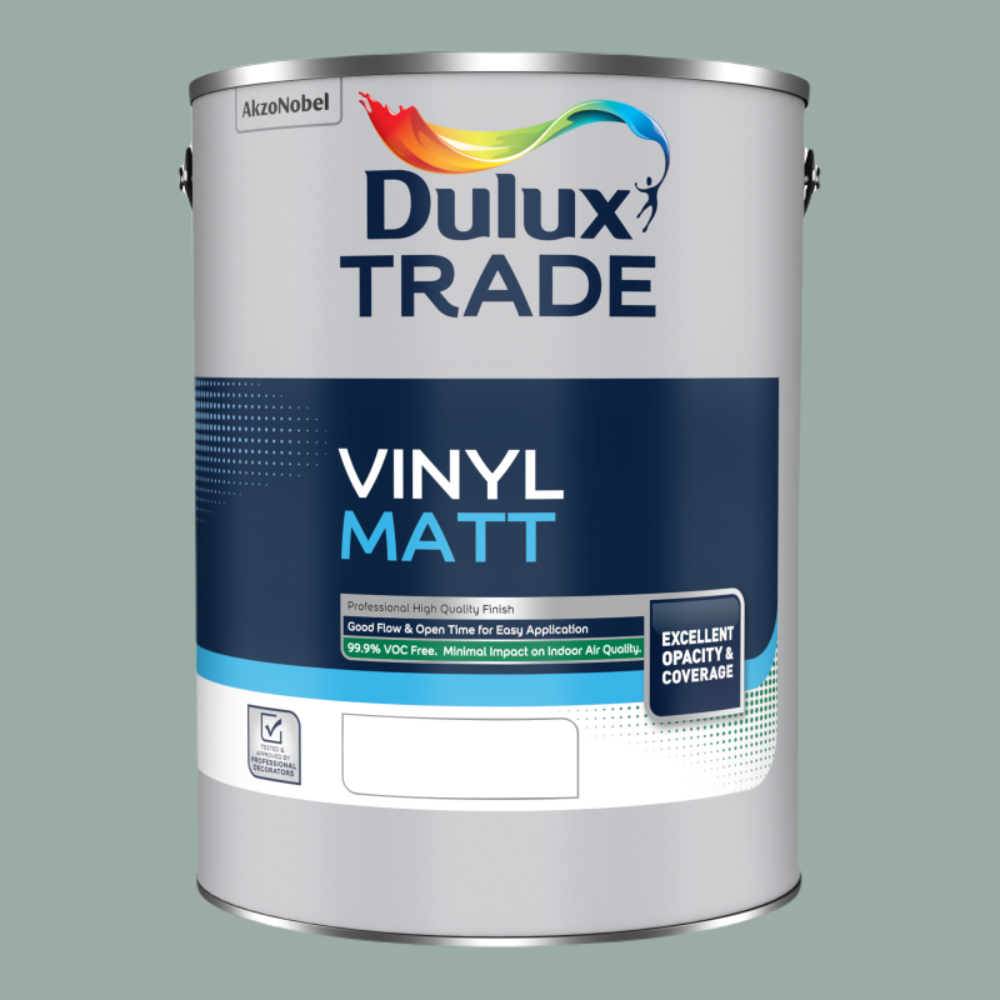 Dulux Trade Fresh Foliage Walls and Ceilings Vinyl Matt Paint 5L Image 2