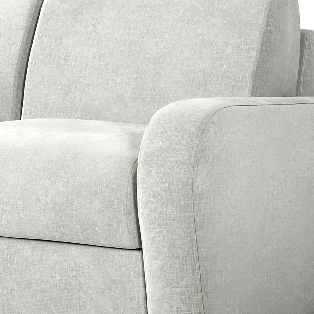 Jay-Be Deco 3 Seater Brushed Twill Smoke Sofa Bed with e-Sprung Mattress Image 3