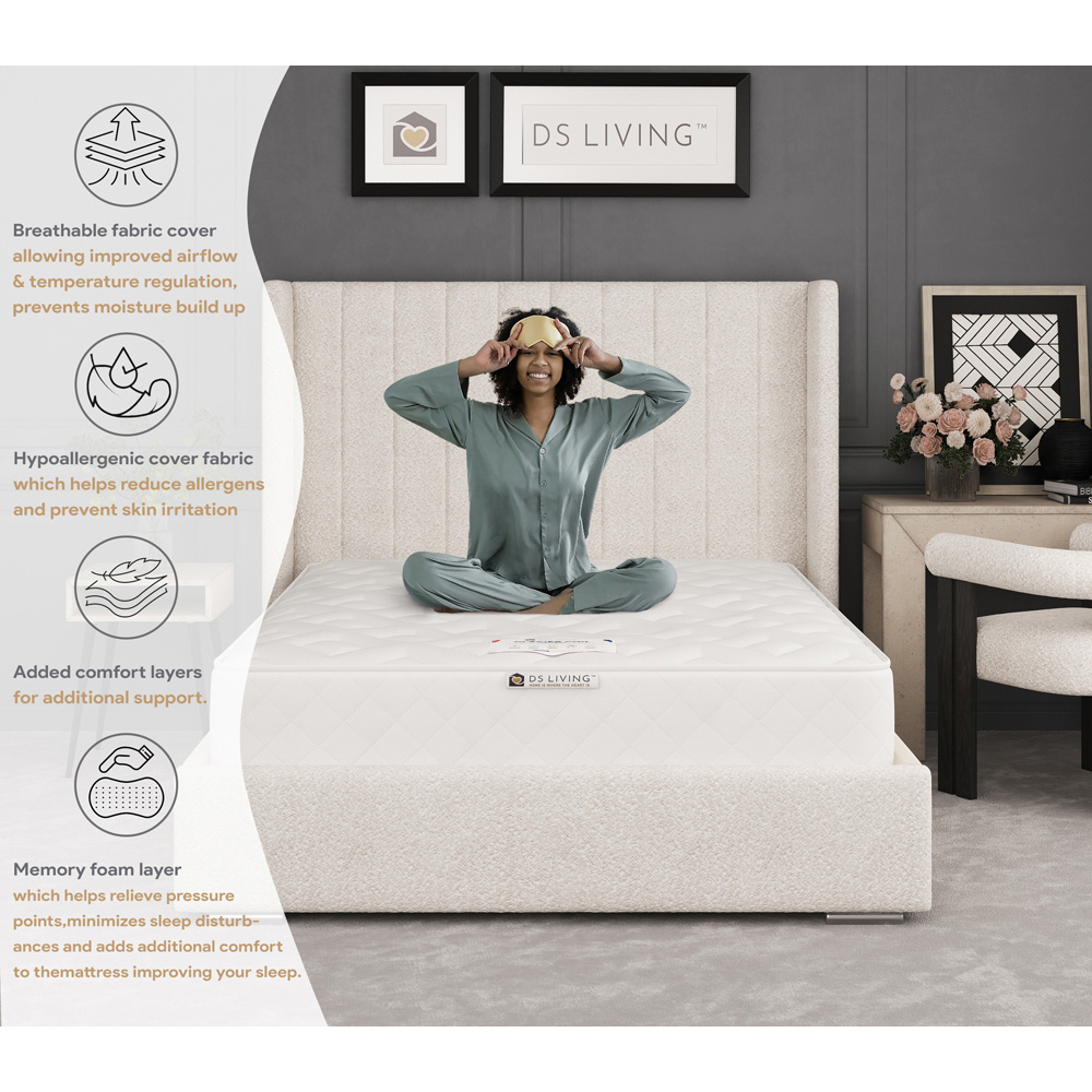 DS Living Glacier Bliss Small Double Gel Enhanced Bonnell Spring Mattress Image 6