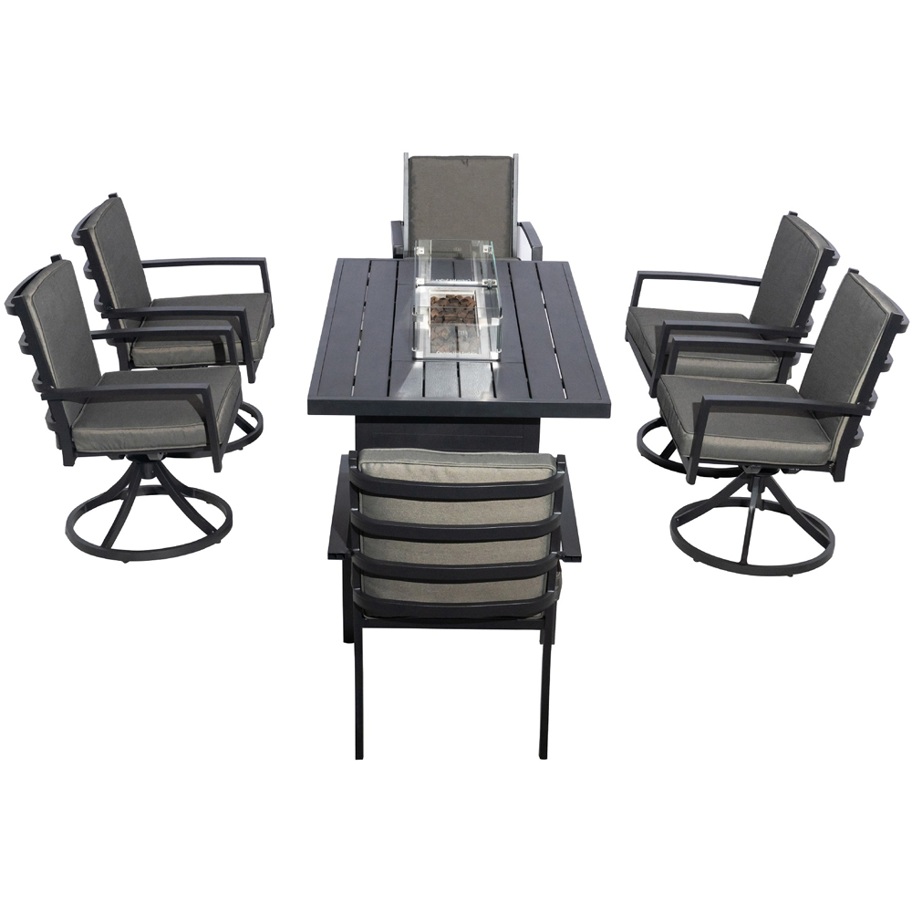 Furniture One 6 Seater Aluminium Garden Dining Set Image 2