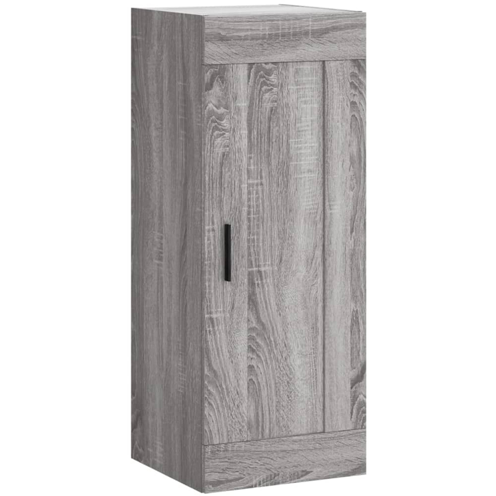 vidaXL Single Door 2 Drawer 2 Shelf Grey Sonoma Highboard Image 7
