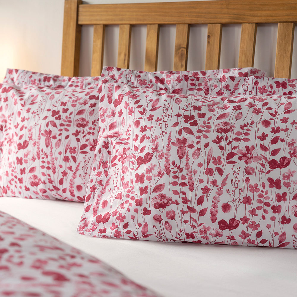 Serene Marnie Floral Oxford Pillowcase 2 Pack Image 1