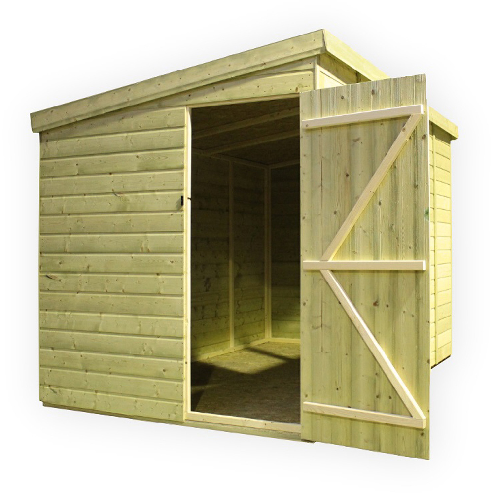 Empire Sheds 2500 14 x 8ft Left Panel Door Tongue and Groove Pent Garden Shed Image 3