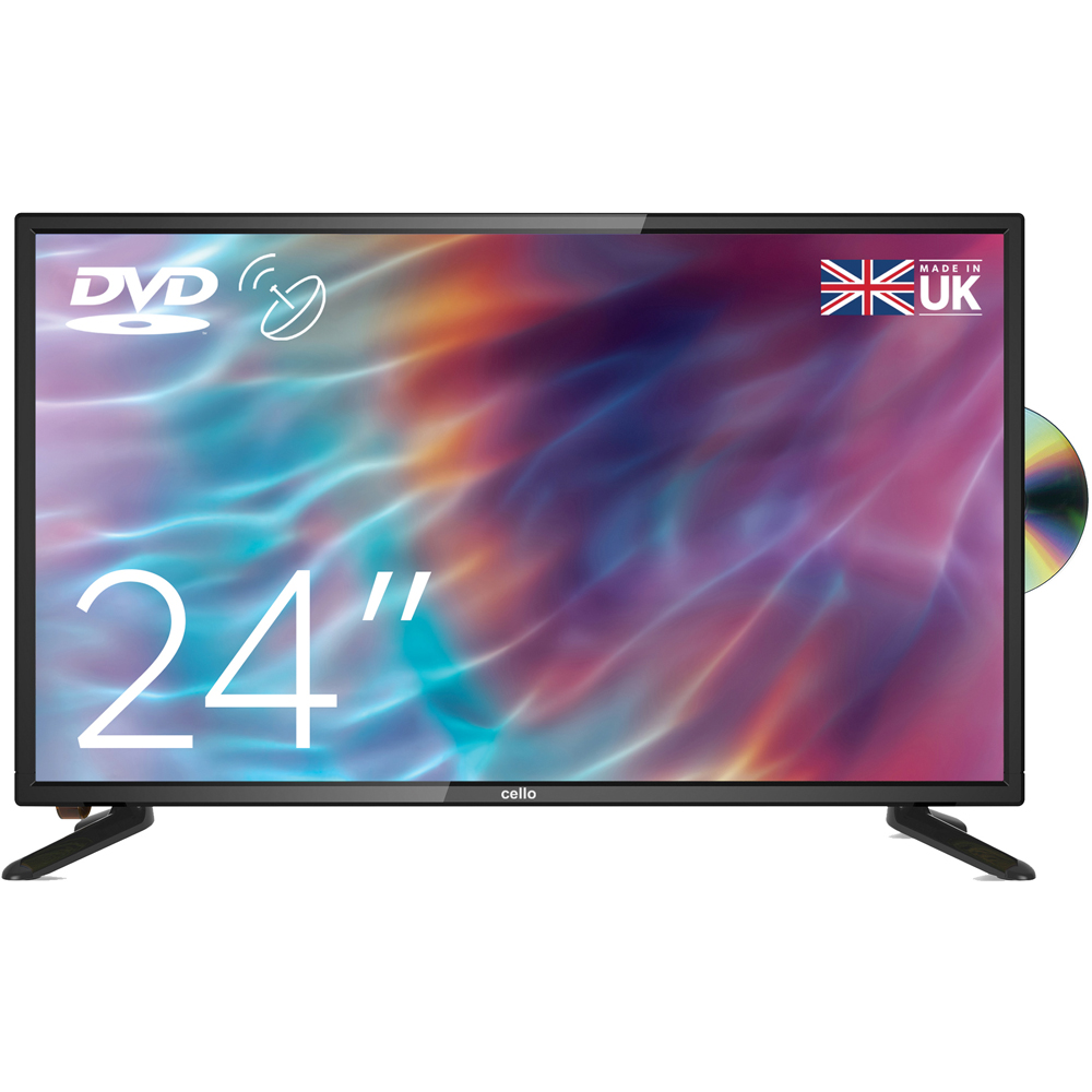 Cello 24 inch HD Ready LED TV with DVD Player Image 1