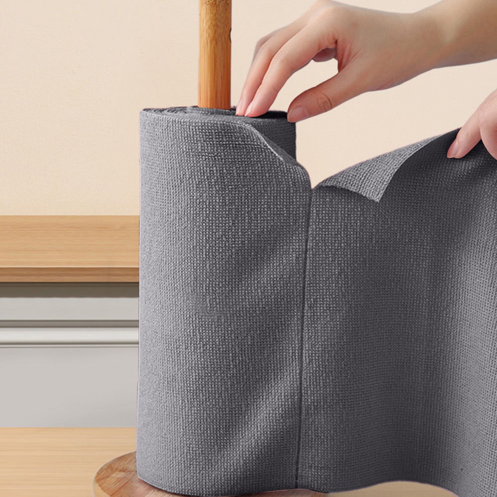 Living and Home Grey Multifunctional Reusable Microfibre Cloth Cleaning Towel 20 Pack Image 7