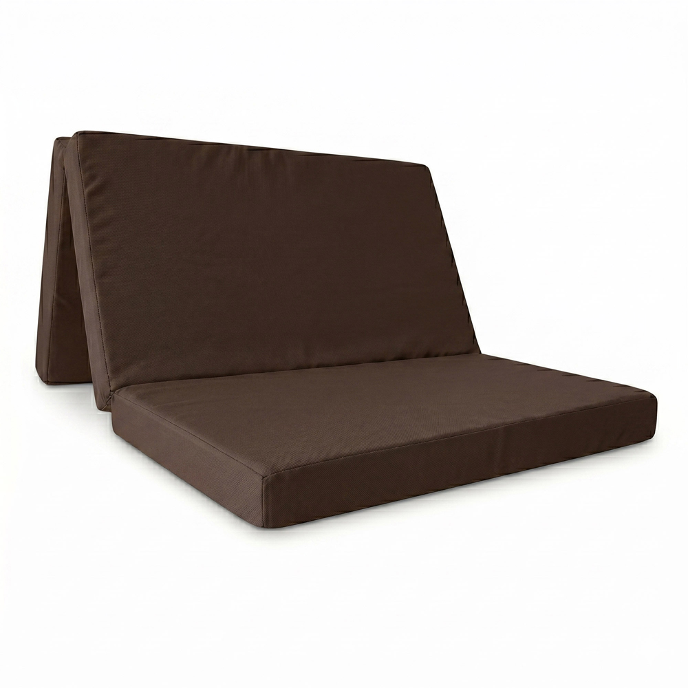 Visco Therapy Double Brown Folding Futon Z Bed Mattress Image 2
