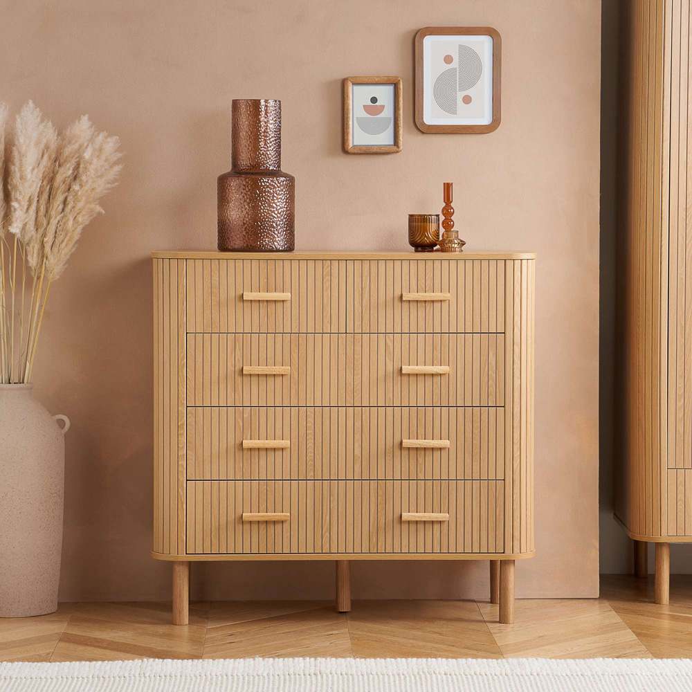 Birlea Axel Oak 4 Piece Bedroom Furniture Set Image 3