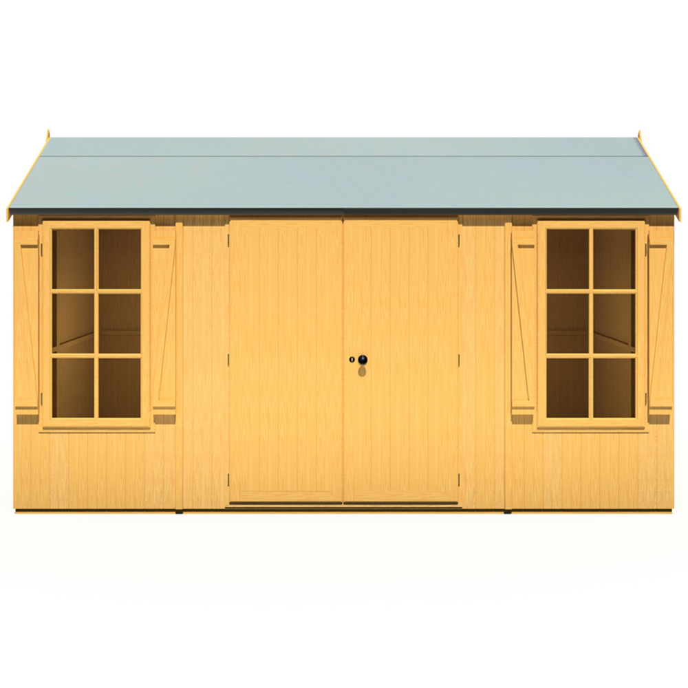 Shire 13 x 7ft Pressure Treated Holt Apex Garden Shed Image 2