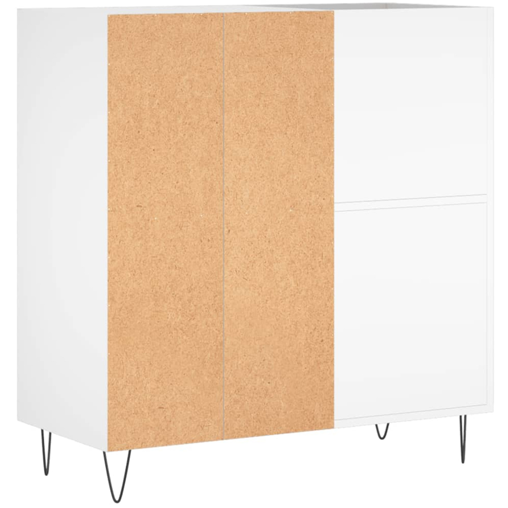 vidaXL 3 Shelf White Record Cabinet Image 6