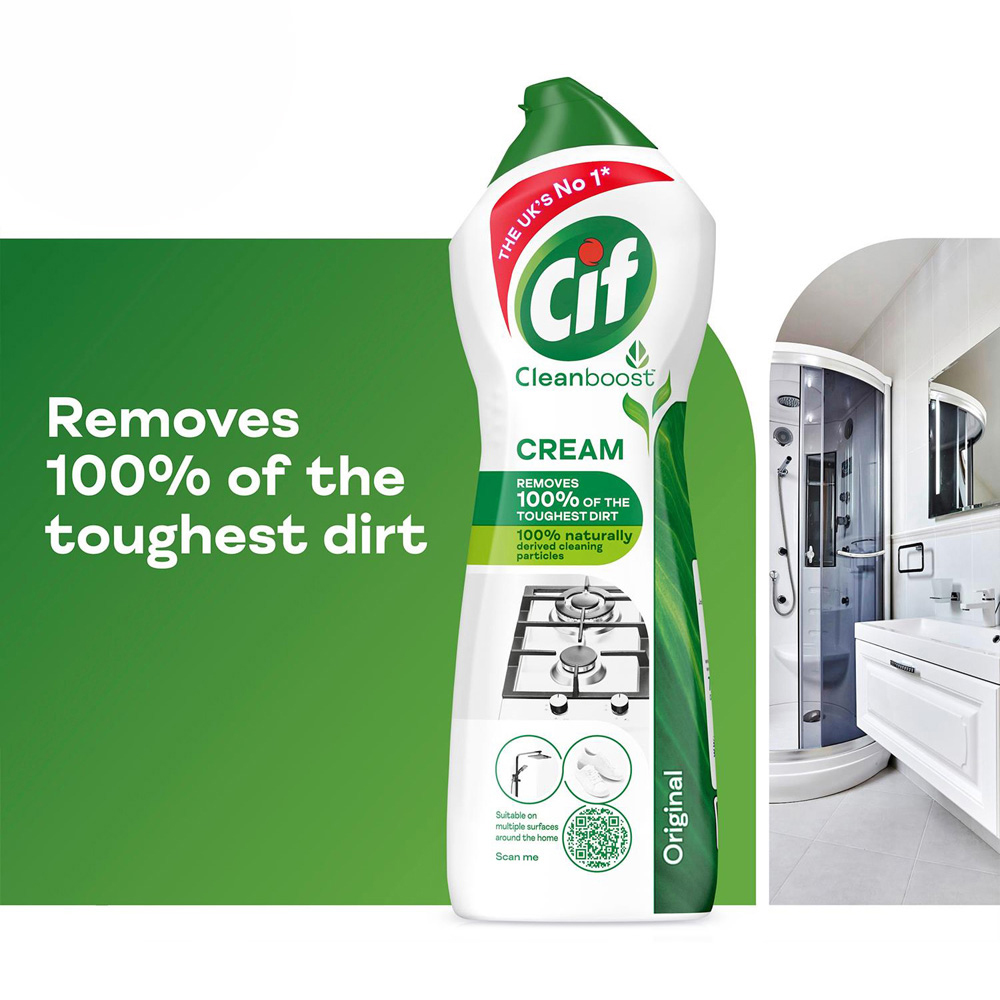CIF Cleanboost Original Multipurpose Cleaner Cream 750ml Image 3