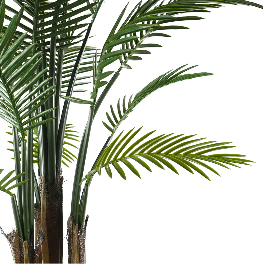 Botanik Tropical Raphis Artificial Palm Tree in Pot 4ft Image 2