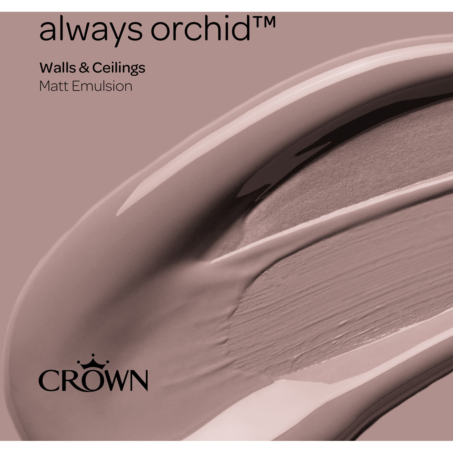 Crown Walls and Ceilings Always Orchid Matt Emulsion Paint 2.5L Image 9