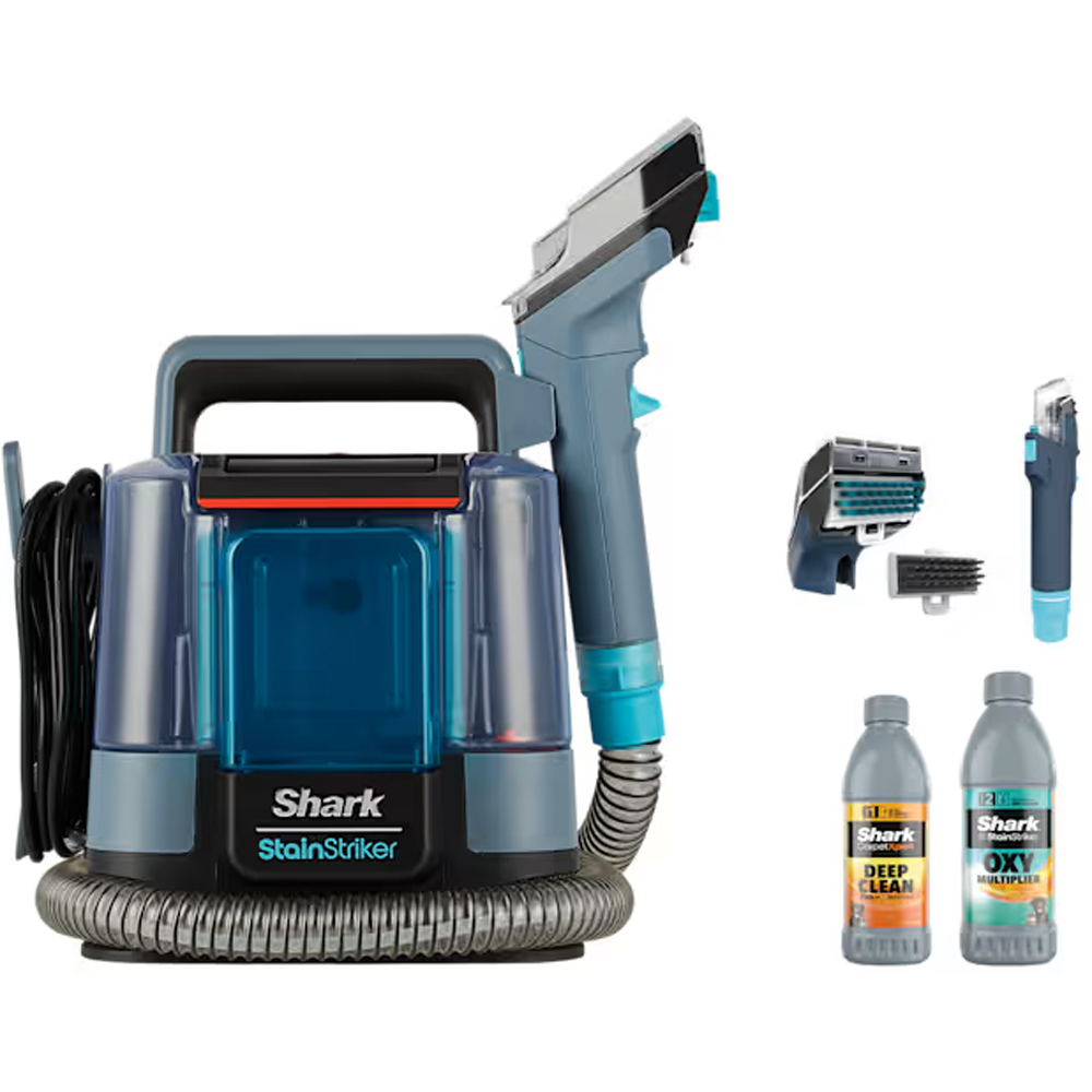 Shark StainStriker Pro+ PX200UKTBL1 Royal Blue Stain and Spot Cleaner with Accessories Image 1