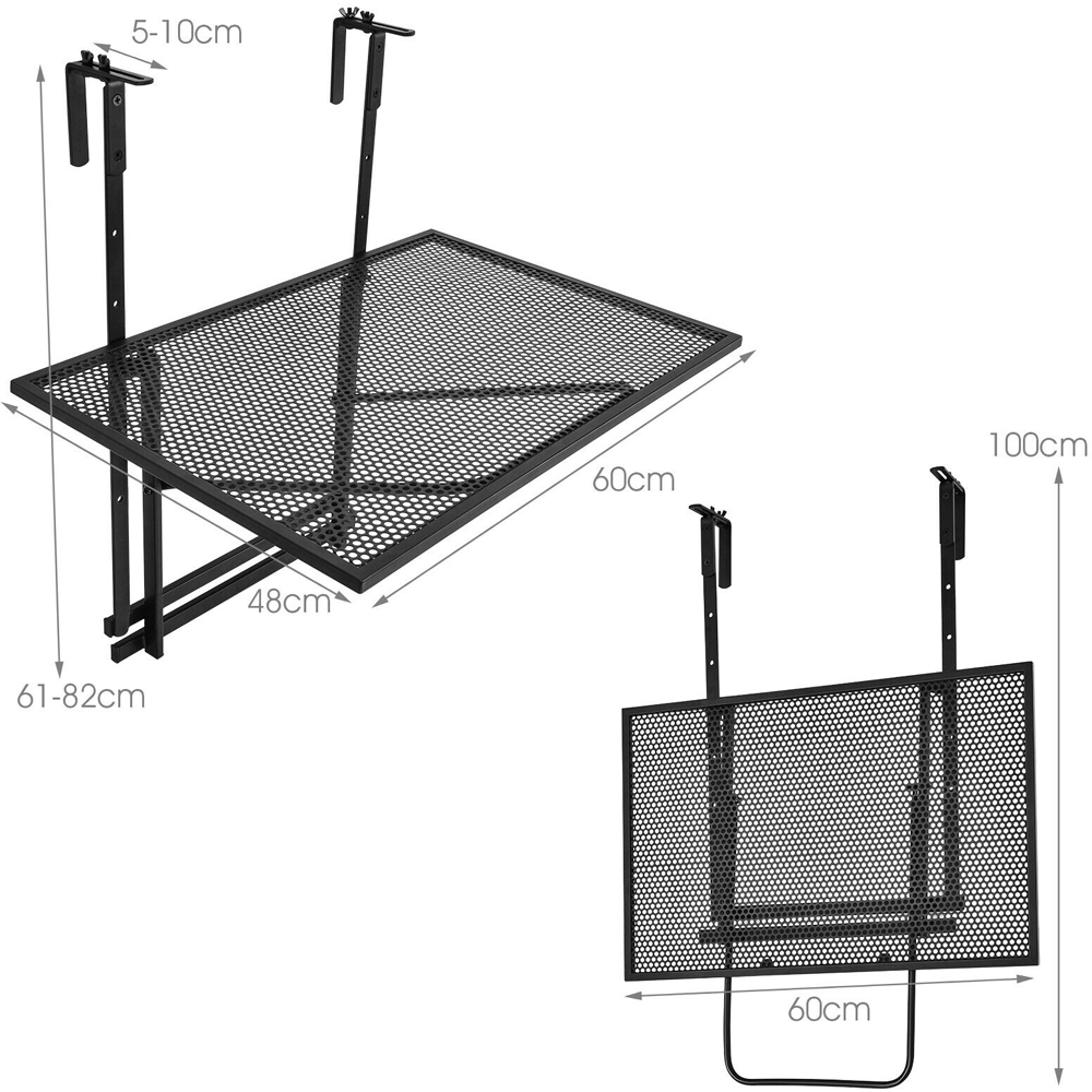 Costway Foldable Floating Desk Image 9