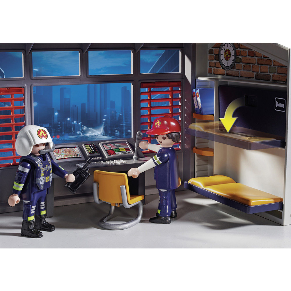 Playmobil City Action Fire Station Playset Image 4