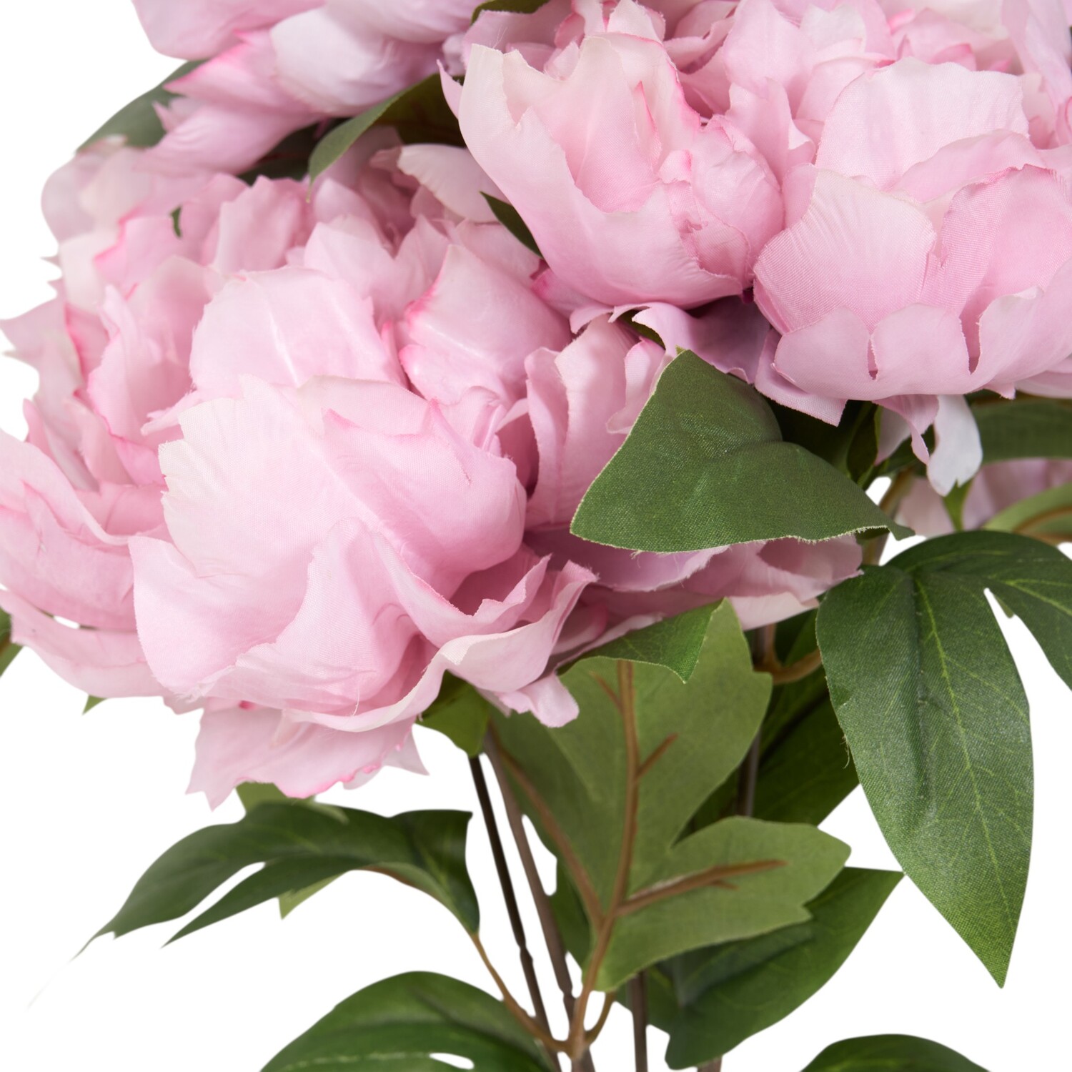 Artificial Peony Bunch Bouquet Pink Image 3