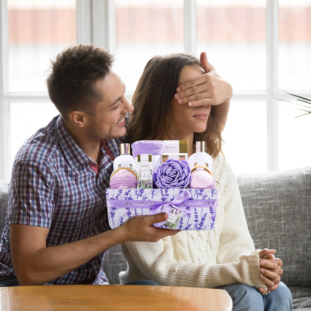 Living and Home 12 Piece Ocean Bath Gift Set Image 4