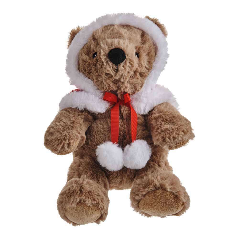 Wilko Christmas Small Plush Bear Image 1