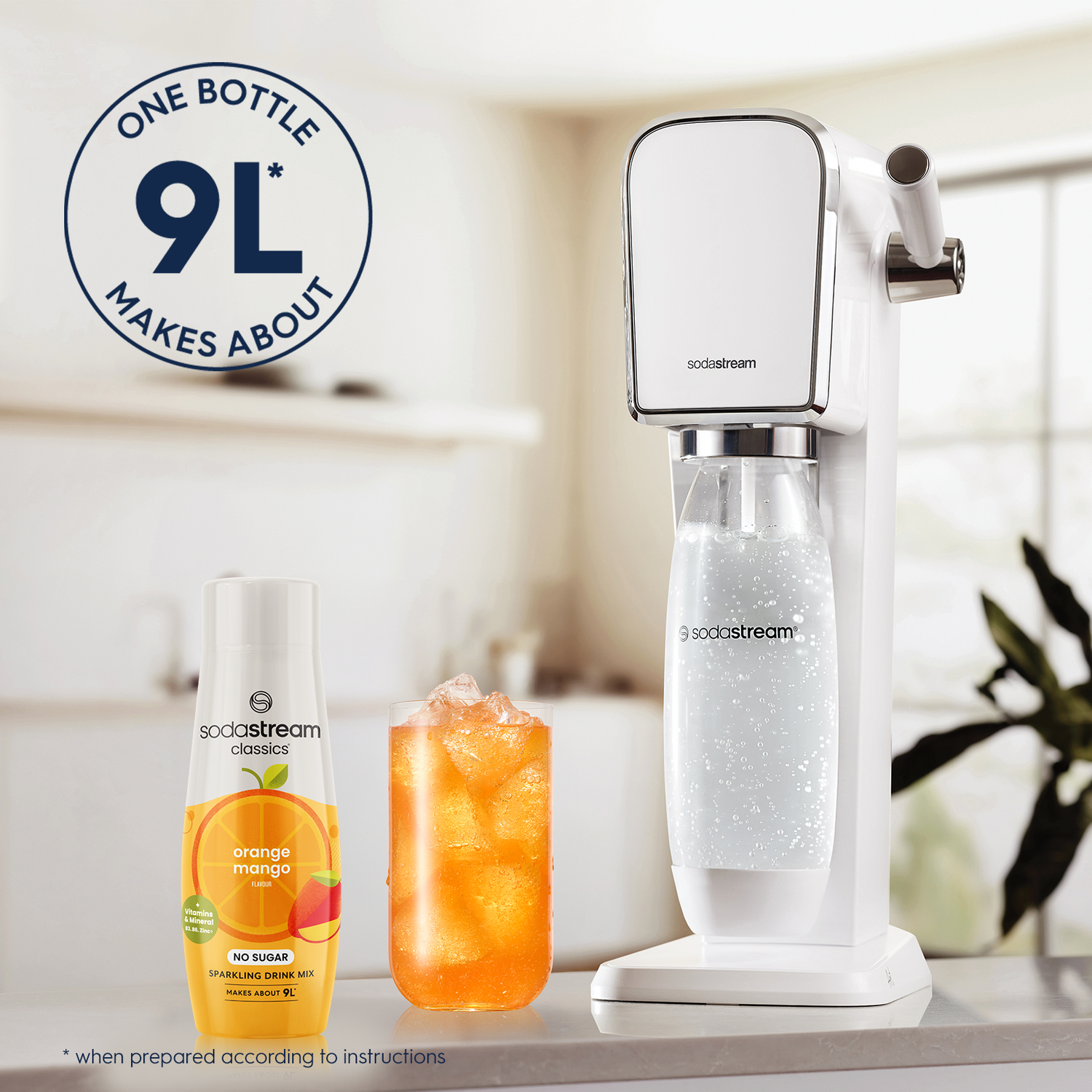 Sodastream Classics Sparkling Drink Mix with VitaminsOrange Mango Image 3