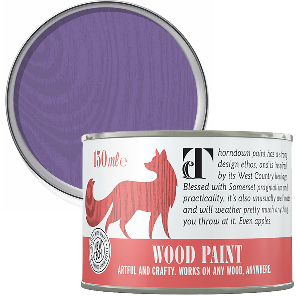 Thorndown Purple Divine Satin Wood Paint 150ml Image 1