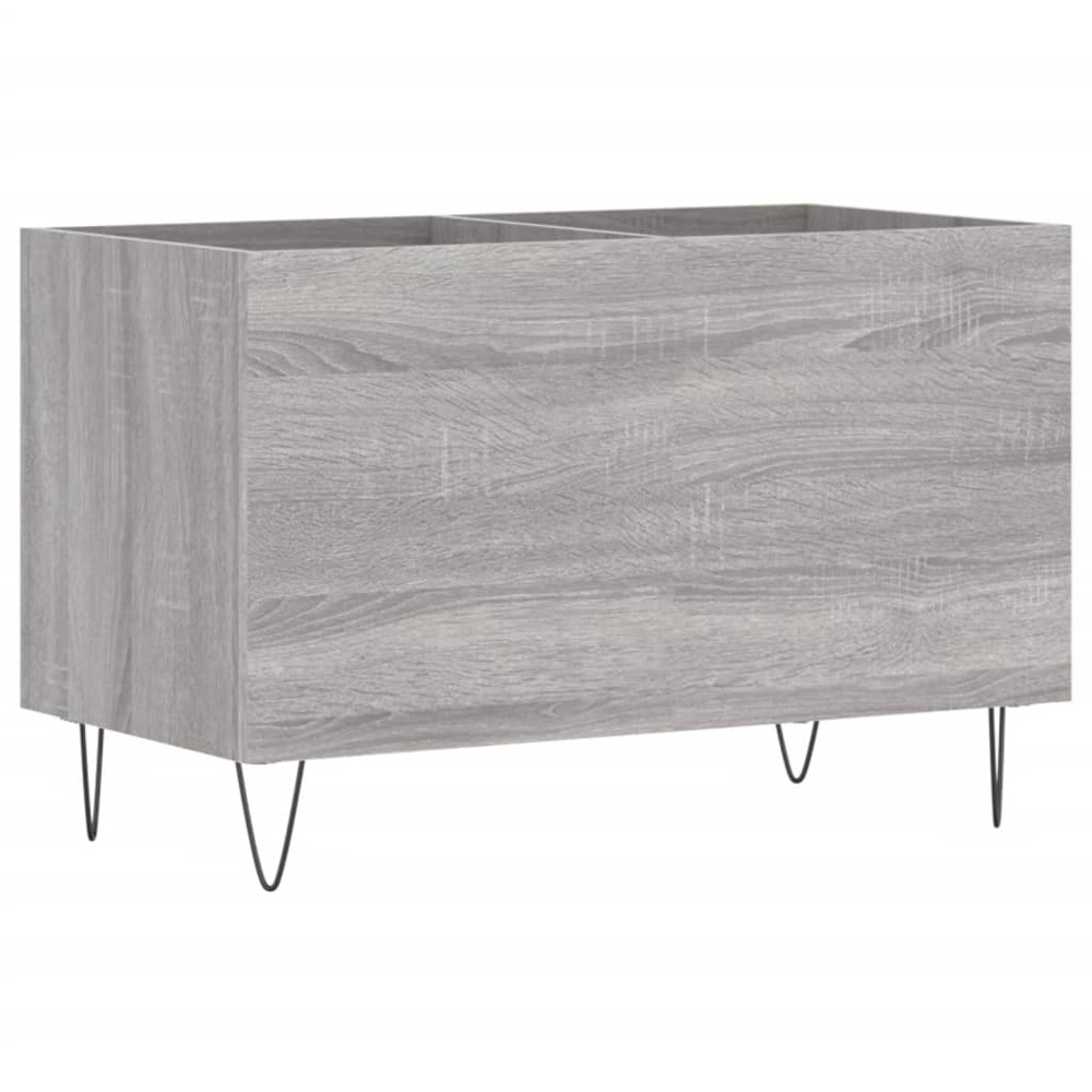 vidaXL Grey Sonoma Record Cabinet Image 2