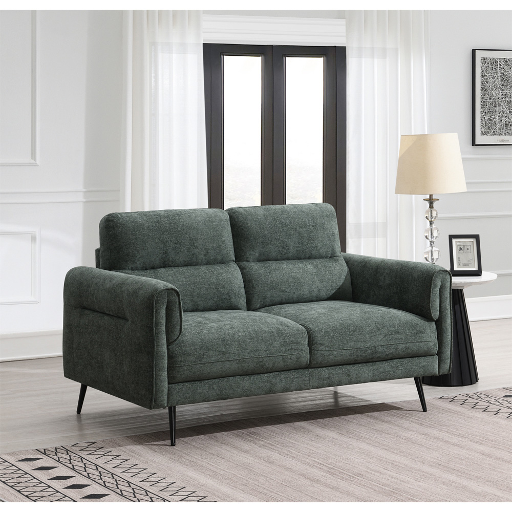 Harlem 2 Seater Moss Green Sofa Image 5