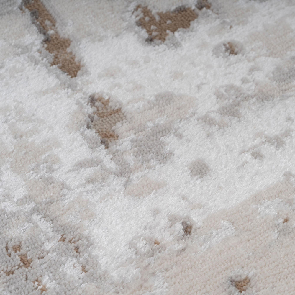 Kukoon Hatton Grace Beige Distressed Rug 60 x 110cm Image 5