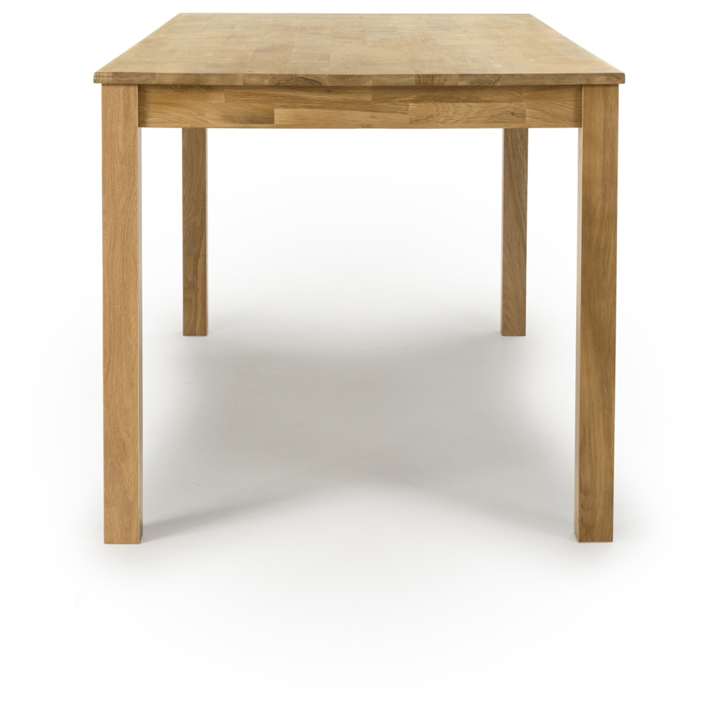 Nevada 4 Seater Dining Table Solid Oak Image 3