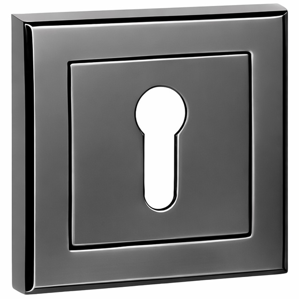 Golden Grace Black Nickel Door Key Hole Image 2