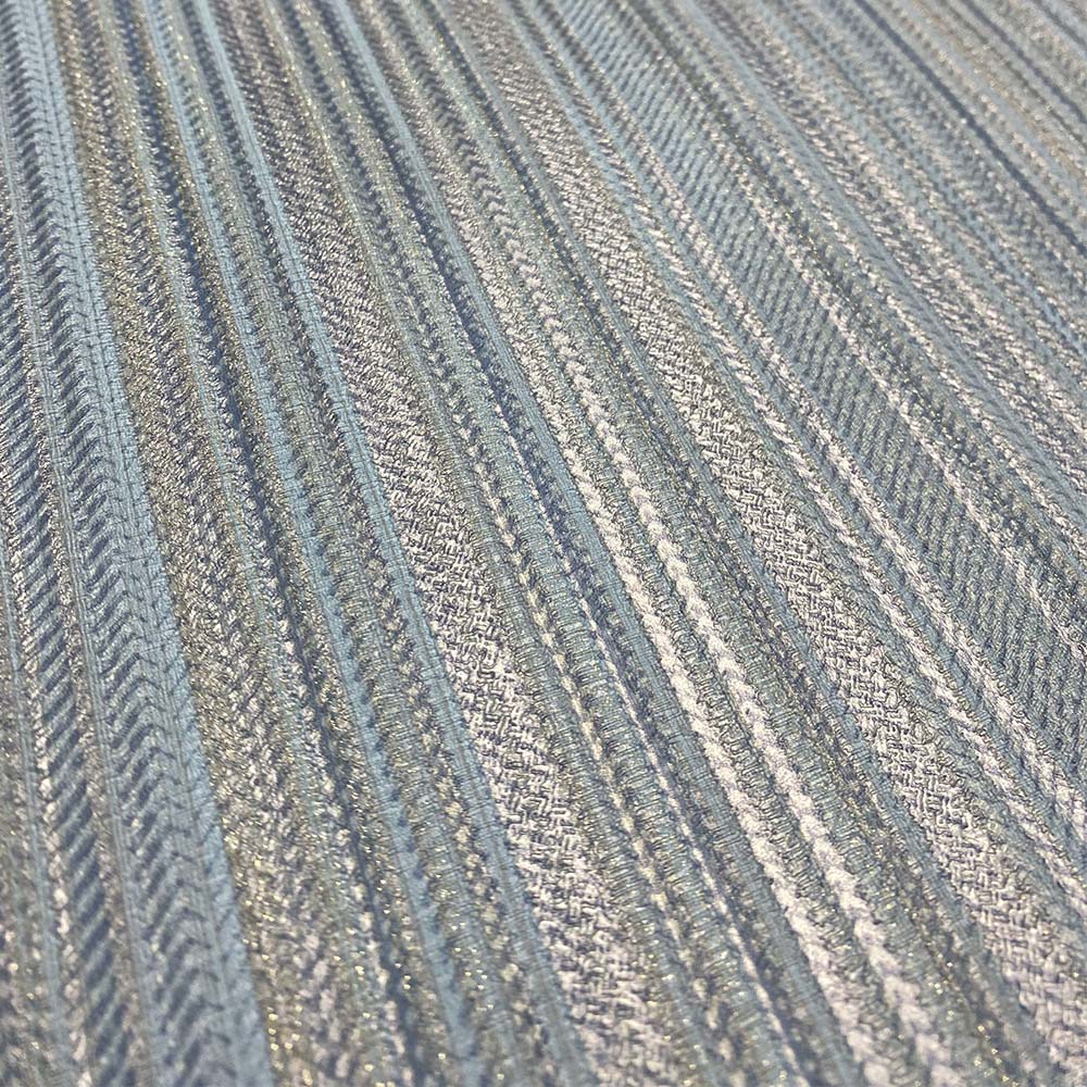 Muriva Venezia Stripe Blue Wallpaper Image 1