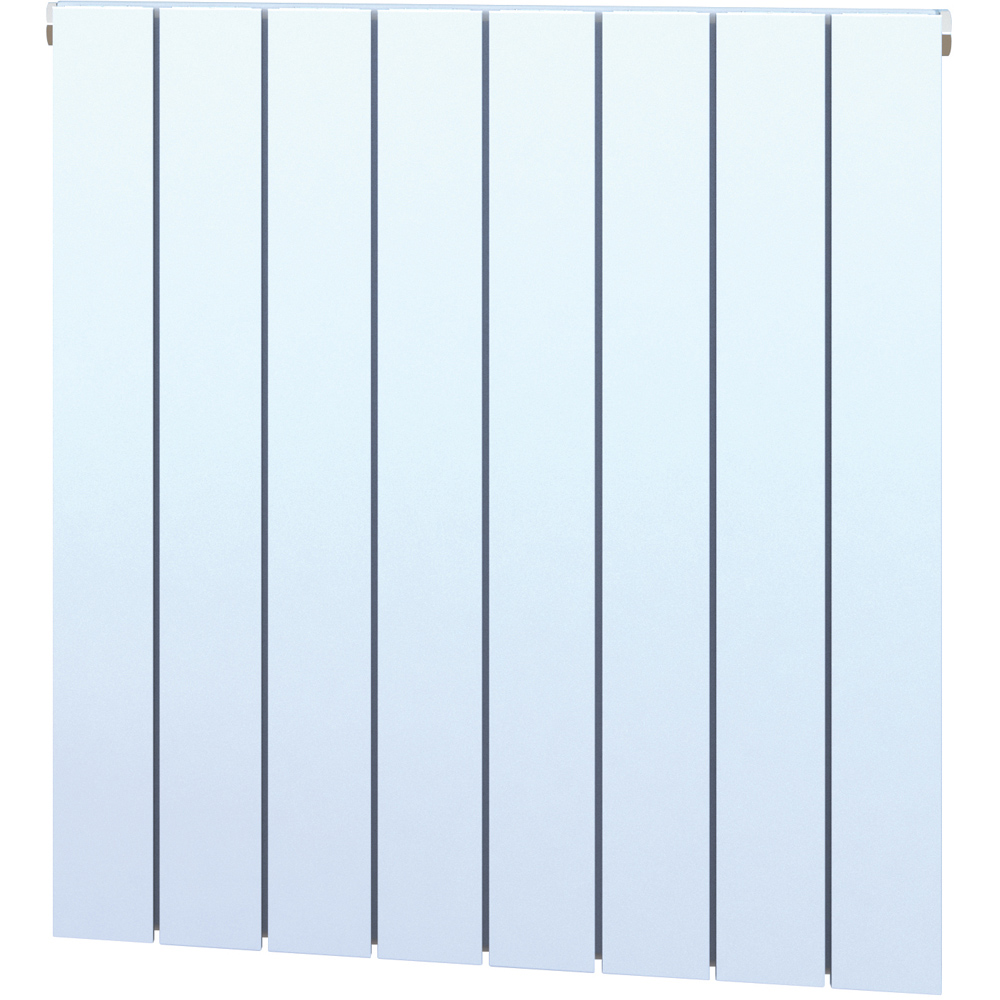 Towelrads Hanworth Plus 3648 BTU Horizontal White Aluminium Designer Radiator 700 x 640mm 1069W Image 1