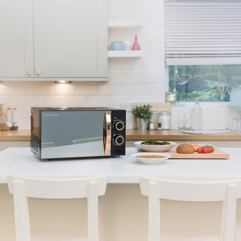 Russell Hobbs RHM1727RG Rose Gold 17L Microwave Image 7