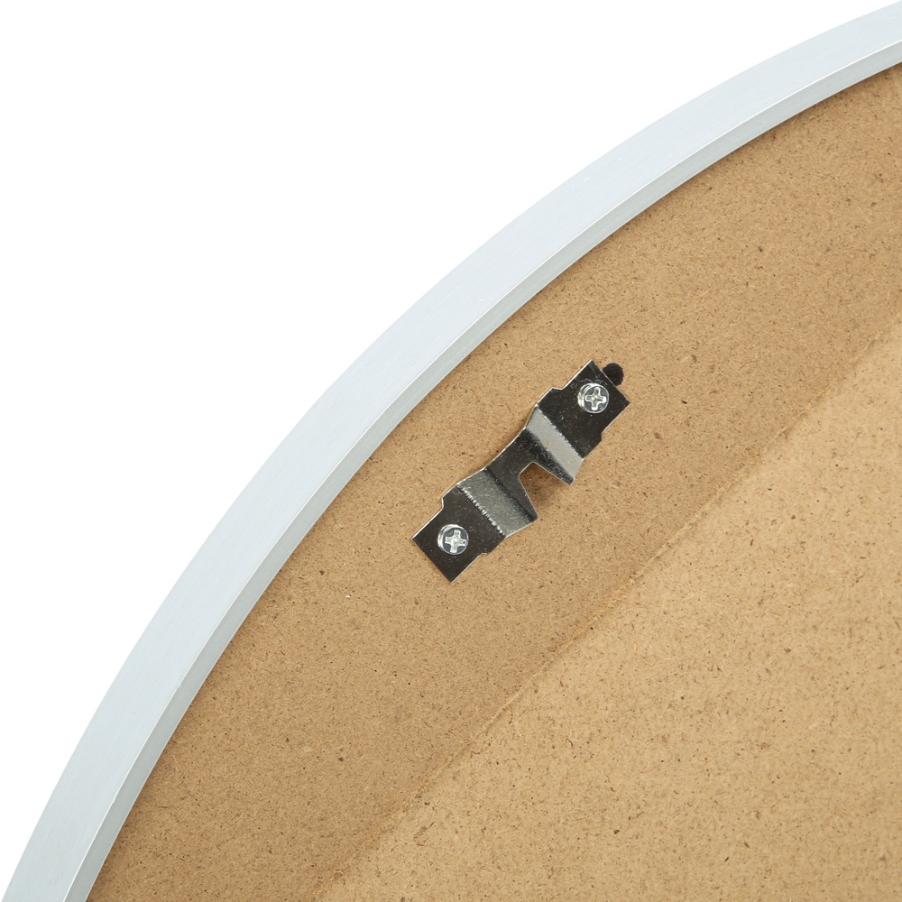 Pandora Silver Round Wall Mirror 60 x 60cm Image 5