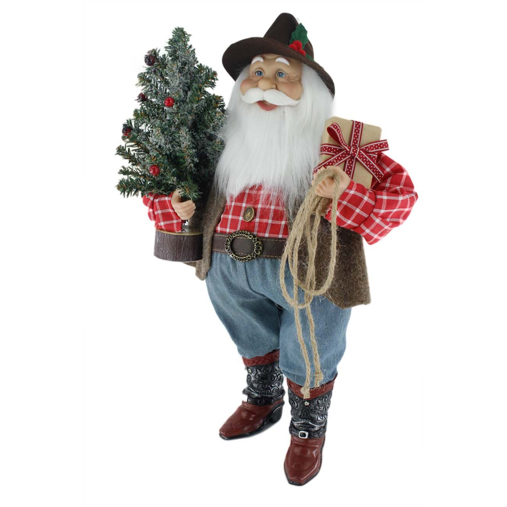 Cowboy Standing SantaMulticolour Image 4