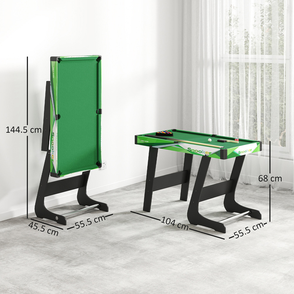 SPORTNOW Folding Pool Table Set 104cm Image 9