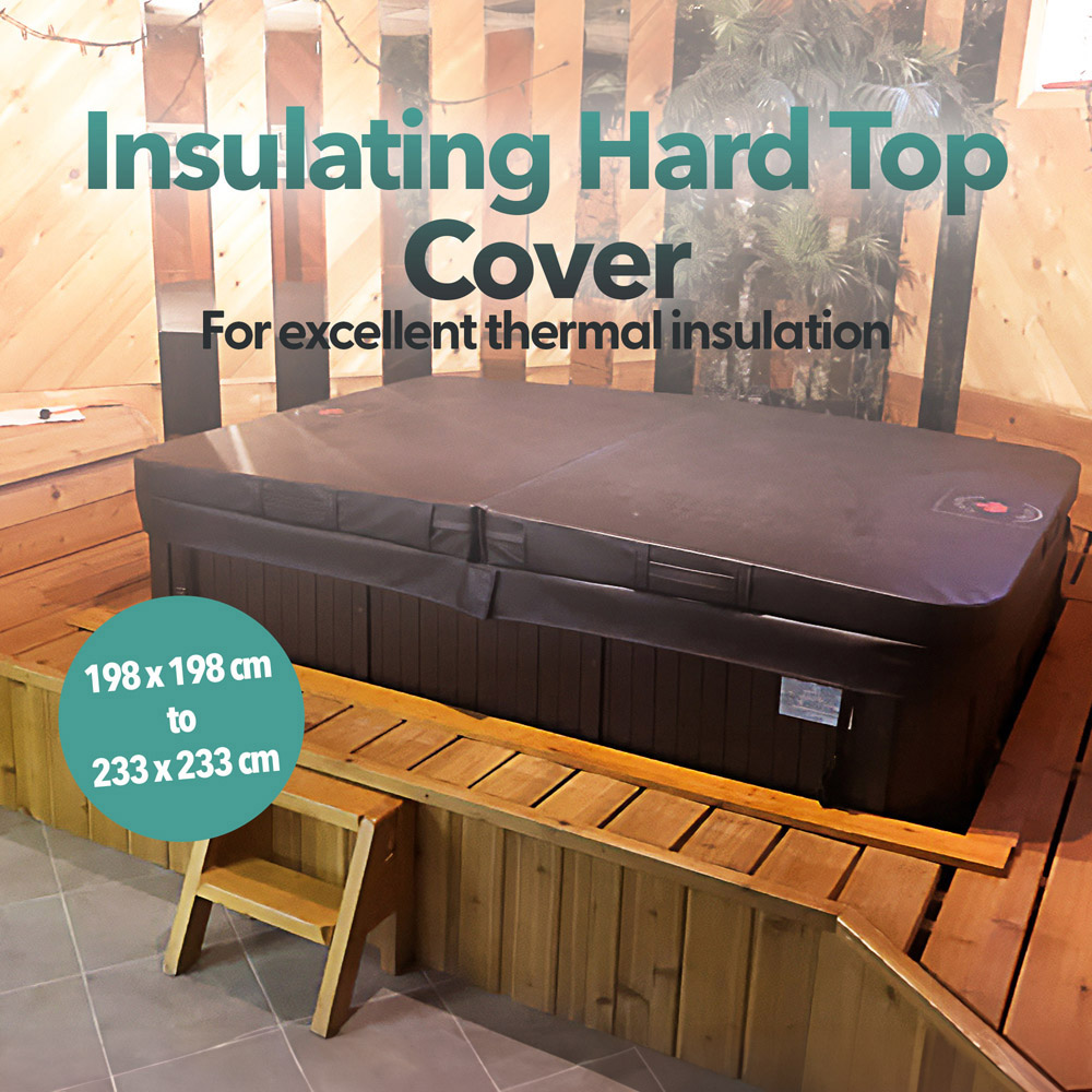 Canadian Spa Company Brown Hot Tub Cover 228 x 228cm Image 2