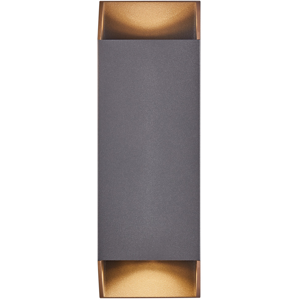 Nordlux Nico Square 22 Anthracite Wall Light Image 3